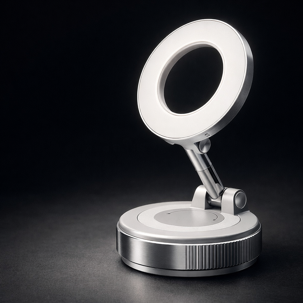 360° Adjustable Magnetic Phone Holder - Ultra-Stable Dashboard Stand for iPhone, Huawei, and Xiaomi